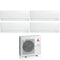 Condizionatore Climatizzatore Mitsubishi Electric Quadri R-32 MSZ-AY 9000+9000+12000+12000 Btu Con MXZ-4F72VF4 Wi-Fi Integrato
