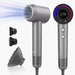 Dibea Super Air Hair Dryer Model T30 Pro Negative Ion Hair Dryer Color Light Gray 