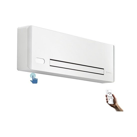 Ventilconvettore Fan Coil Innova Filomuro a Parete Slim SW800 2,62 Kw Telecomando e Gruppo Valvole Inclusi Attacchi a DX