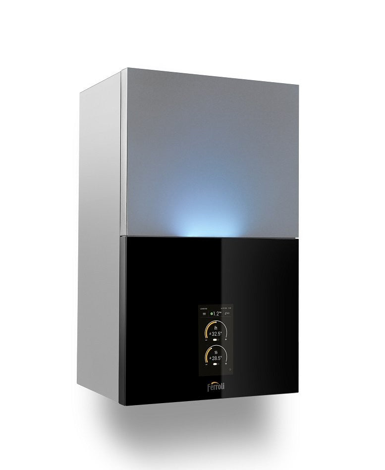 Caldaia a Condensazione Ferroli Modello Bluehelix Maxima 28C Metano Low Nox Completa di Kit Scarico Fumi