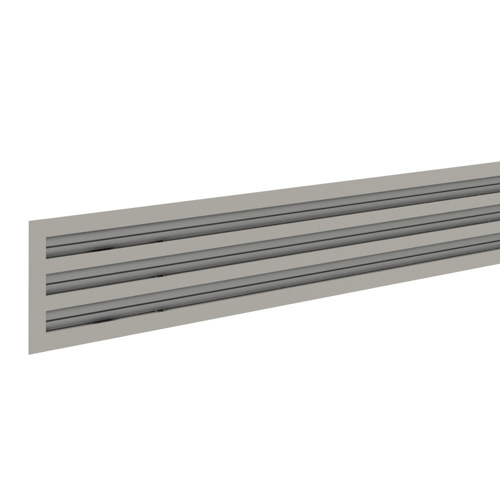 Diffusori Lineari a 1 Feritoia  Brofer In Alluminio Anodizzato DLDT20EQ Con Deflettore Orientabile Ed Equalizzatore Varie Misure