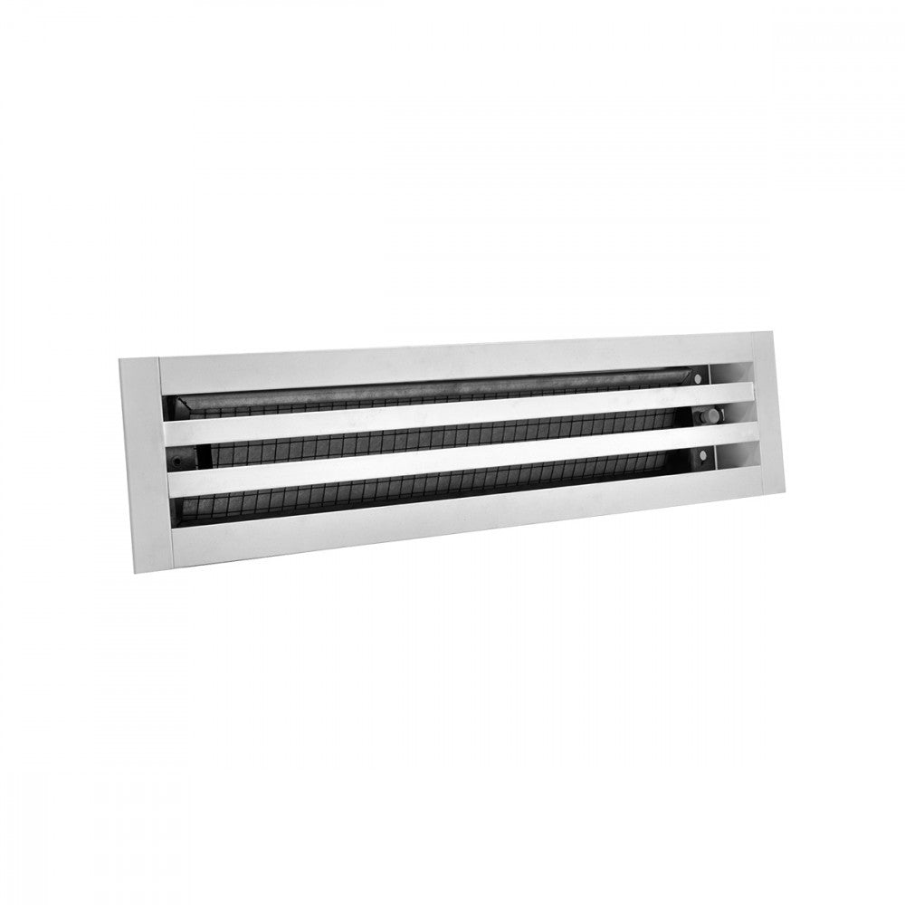 Brofer DLFFP 4-Slot Linear Diffusers in Anodized Aluminum with Filter Holders in Various Sizes 
