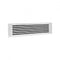 Diffusori Lineari a 1 Feritoia Brofer DLFP20 Bianco Ral 9010 Con Deflettori a Lama su Pannello Varie Misure