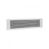 Diffusori Lineari a 1 Feritoia Brofer DLFP20 Bianco Ral 9010 Con Deflettori a Lama su Pannello Varie Misure