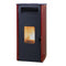 Stufa a Pellet Ad Aria Laminox Idro Ada Air 6 Kw Colore Bordeaux