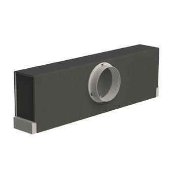 Kit de plénum multifonction Brofer PDLCCI pour diffuseurs linéaires DLF/DLN avec 2 fentes de 1000 mm 