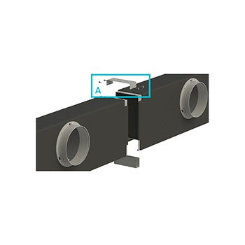 Kit de plénum multifonction Brofer PDLCCI pour diffuseurs linéaires DLF/DLN à 3 fentes de 1000 mm 