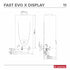 Scaldabagno A Gas Ariston Fast Evo X Display 11 EU GPL 11 LT Camera Aperta Low Nox