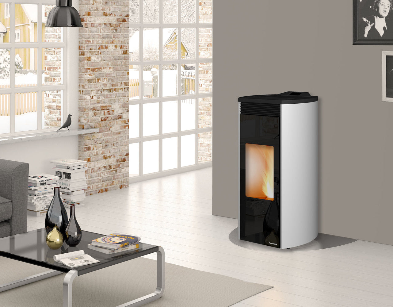 Stufa a Pellet ad Aria Palazzetti Ecofire Giorgia 12 Kw - Vari Colori