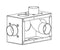 Cuffia ø35 X Scarichi Separati Robur Sdoppiatore OCFF002