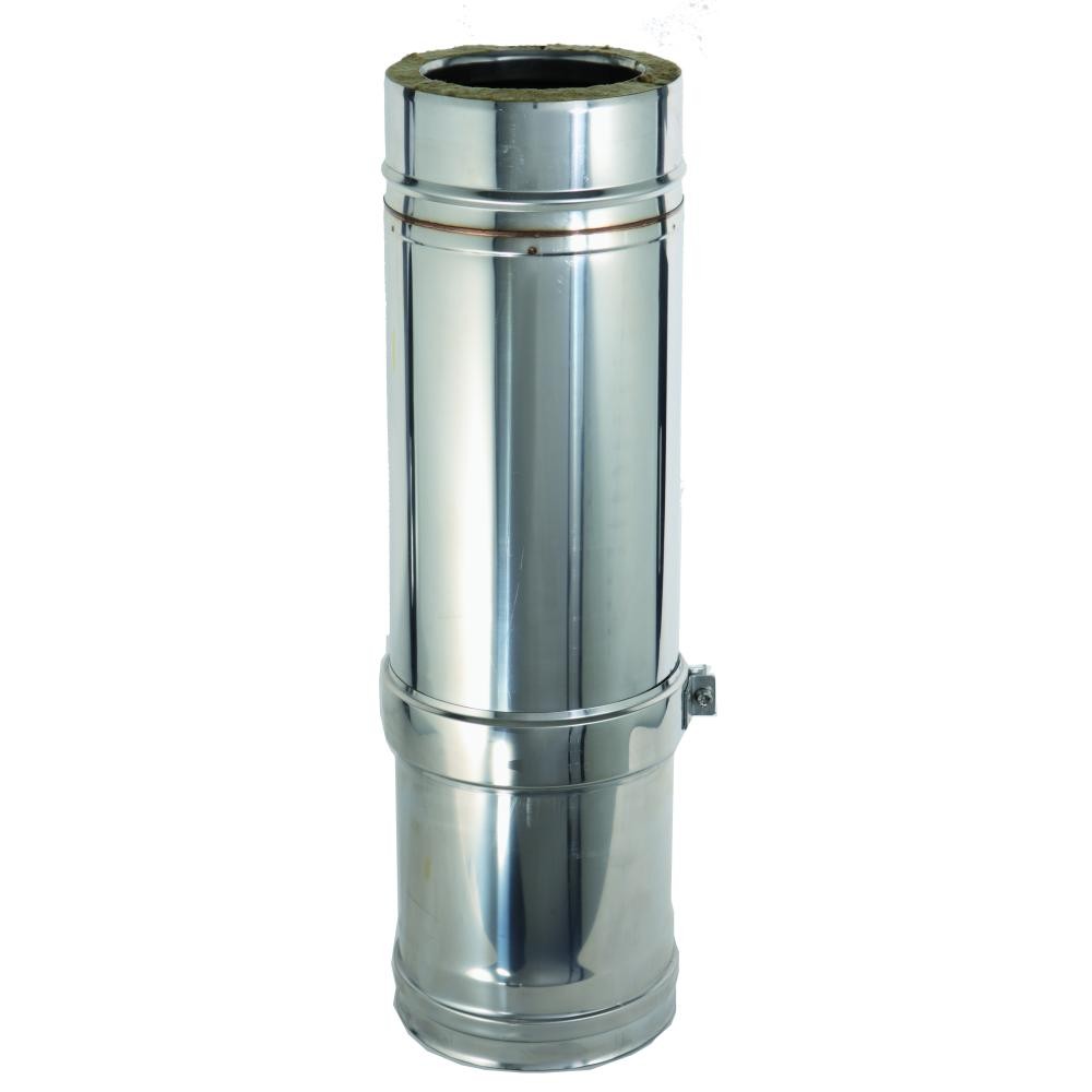 Tubo con Tronchetto Camini Wierer in Acciaio Inox Mono Parete Vari Diametri