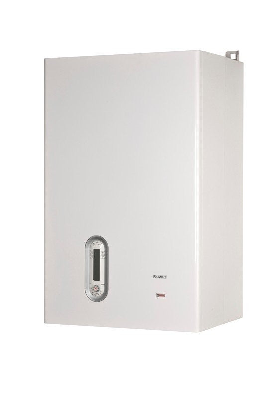 Caldaia a Condensazione Riello Family Aqua Condens 3.5 Cod. 20021509 Con Bollitore 60 Lt Completo di Kit Scarico Fumi