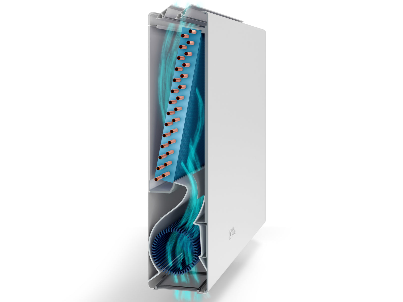 Ventilconvettore Radiantore Fancoil Ideal Clima Nemo DC Inverter 400 TNM04D Ultra Sottile Wi-Fi Optional