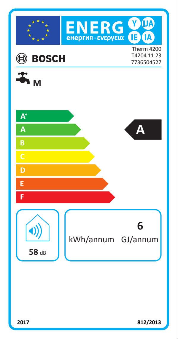 Scaldabagno a Gas Junkers Bosch Camera Aperta Metano Therm T4204 11 LT Low Nox