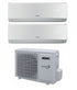 Condizionatore Climatizzatore Aermec Dual Split Inverter R-32 Modello SLG 9000+9000 Con MLG420 Wi-Fi Optional