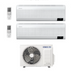 Samsung Dual Split Inverter Windfree Elite S2 R-32 Wi-Fi Air Conditioner 7000+9000 BTU With AJ040TXJ2KG/EU