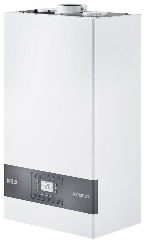 Caldaia Riello Residence Condens 30 KIS Cod. 20148496 metano 30 kW a condensazione ErP completa di kit fumi