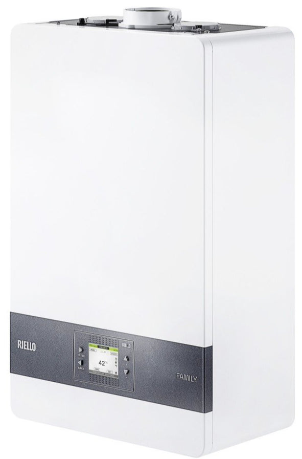 Caldaia a Condensazione Riello Family 25 KIS Cod. 20187642 GPL Completa di Kit Scarico Fumi