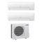 Condizionatore Climatizzatore Mitsubishi Electric Dual Split Inverter R-32 MSZ-HR 9000+18000 BTU Con MXZ-3HA50VF WiFi Optional 9+18