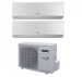 Climatiseur Aermec Dual Split Inverter R-32, modèle SLG 9000+12000 avec option Wi-Fi MLG420