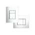 Piastra di Azionamento Cromatico Grohe Modello Skate Cosmopolitan Cod. 38732000