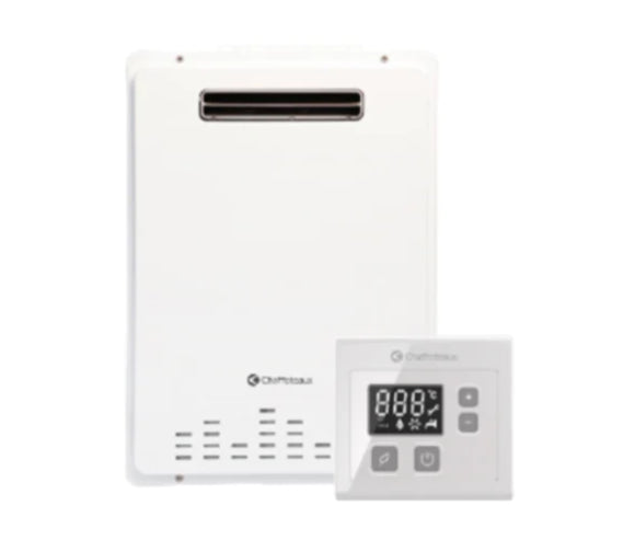 Scaldabagno a Gas Chaffoteaux Avenir Plus LNX Outdoor 16 Lt Metano Per Esterno Low Nox