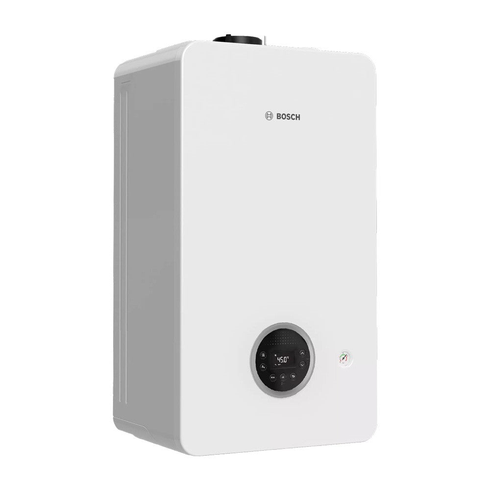 Caldaia a Condensazione Junkers Bosch Condens 2300 W GC2300W 24 C Bianca GPL Completa di Kit Scarico Fumi