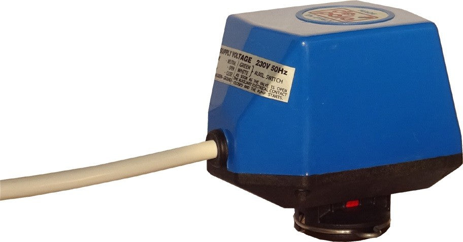 Motore per valvola deviatrice 3 vie a 2 fori con attacchi da 1/2" - 1" 1/4 cod. M6B3
