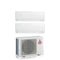 Condizionatore Climatizzatore Mitsubishi Electric Dual Split R-32 MSZ-AY 12000+18000 Btu Con MXZ-3F54VF3 Wi-Fi Integrato