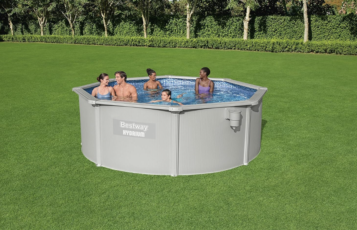 PISCINA BESTWAY METALLO D 366X122 C/POMPA HYDRIUM - Cod. 56574