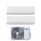 Condizionatore Climatizzatore Hisense Dual Split Inverter R-32 Serie Ecosense 9000+9000 Con 2AMW42U4RGC Wi-Fi Integrato