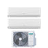 Condizionatore Climatizzatore Hisense Dual Split Inverter R-32 Serie Ecosense 9000+12000 Con 2AMW52U4RXC Wi-Fi Integrato