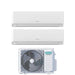 Climatiseur Hisense Ecosense 9000+12000 Dual Split Inverter R-32 avec Wi-Fi intégré 2AMW52U4RXC