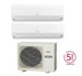 Hitachi Dual Split Performance R32 12000+12000 BTU Air Conditioner with RAM-53NP3E Wi-Fi Optional **PROMO**