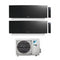 Condizionatore Climatizzatore Dual Daikin inverter Emura Black Wi-Fi R-32 Bluevolution 9000+9000 BTU 2MXM40N9/A(9)
