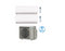 Condizionatore Climatizzatore dual split inverter R-32 Daikin Comfora 9000+9000 con 2MXM40N9/A con Wi-Fi Integrato