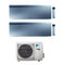 Condizionatore Climatizzatore Dual Daikin inverter Emura Silver Wi-Fi R-32 Bluevolution 9000+12000 BTU 2MXM50N9/A(9)