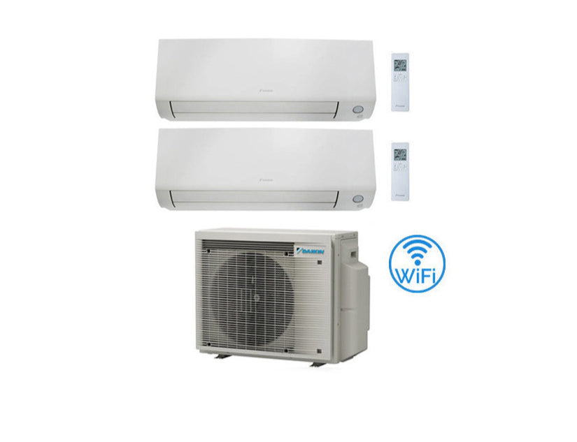 Condizionatore Climatizzatore Daikin Perfera All Seasons Dual Split Inverter R-32 9000+9000 con 2MXM40N/A9 Wi-Fi Integrato