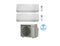Condizionatore Climatizzatore Daikin Perfera All Seasons Dual Split Inverter R-32 12000+12000 con 2MXM68N/A9  Wi-fi integrato