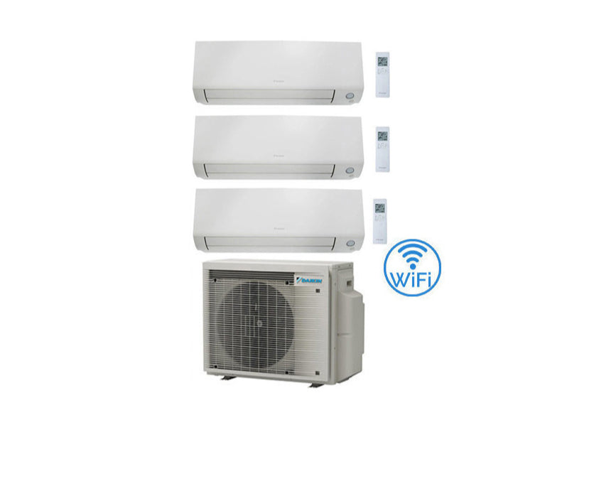 Condizionatore Climatizzatore Daikin Perfera All Seasons Trial Split Inverter R-3 7000+7000+15000 con 3MXM52N/A9 Wi-Fi Integrato
