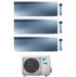 Condizionatore Climatizzatore Trial Daikin inverter Emura Silver Wi-Fi R-32 Bluevolution 7000+7000+7000 BTU 3MXM40N/A