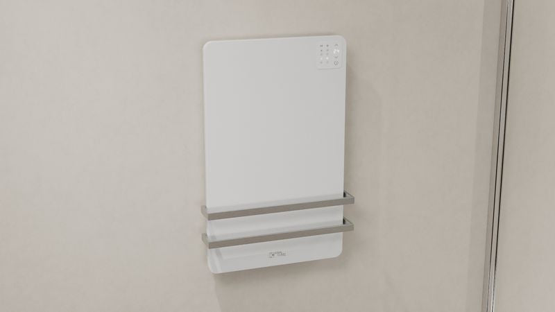 Terminale Idronico Ideal Clima Modello Yoga 250 Spessore 9 Cm Wi-Fi Optional e Comando a Bordo Incluso (porta salviette non incluso)