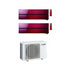 Condizionatore Climatizzatore Mitsubishi Electric Dual Split Kirigamine Style Ruby Red R-32 18000+18000 BTU Con MXZ-3F54VF4 18+18