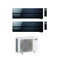 Condizionatore Climatizzatore Mitsubishi Electric Dual Split Kirigamine Style Onyx Black R-32 18000+18000 BTU Con MXZ-3F54VF4 18+18