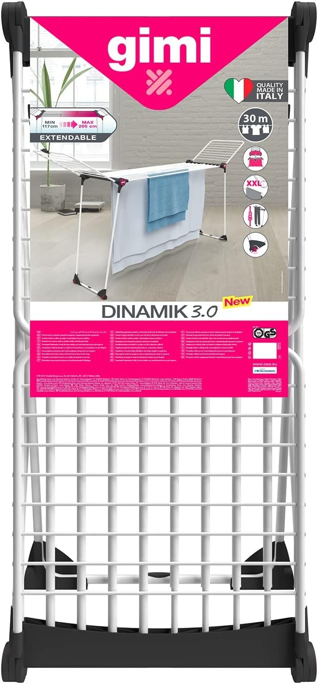 Stendibiancheria estensibile Gimi Dinamik 30 / Vileda Infinity Flex Plus