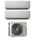 Condizionatore Climatizzatore Immergas Dual Split Inverter R-32 Serie Thor 12000+12000 Con 18 DUAL BTU Wi-Fi Optional