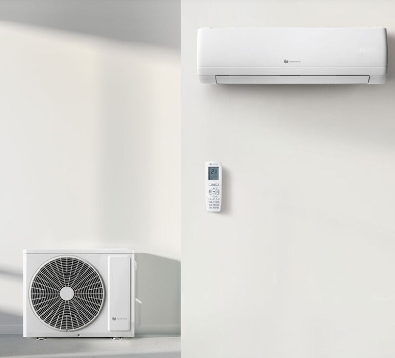 Condizionatore Climatizzatore Hermann Saunier Duval serie Vivair One dual split inverter R-32 9000+9000 btu con SDH1-050 Wifi optional