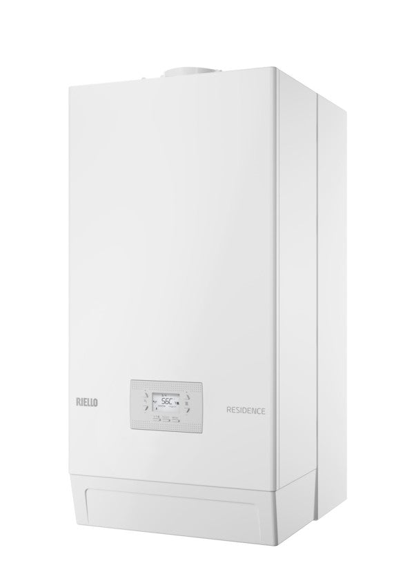 Caldaia a Condensazione Riello Residence Aqua 25 BIS Con Accumulo Completo di Kit Scarico Fumi COd. 20212846