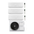 Condizionatore Climatizzatore Junkers Bosch Trial Split Inverter R-32 Serie Climate 7000i White 7000+7000+7000 BTU Con 5000M 62/3 E Wi-Fi Integrato 7+7+7