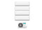 Condizionatore Climatizzatore Hisense Quadri Split Inverter R-32 Hi-Comfort 12000+12000+12000+12000 Con 5AMW105U4RQC WiFi Integrato 12+12+12+12